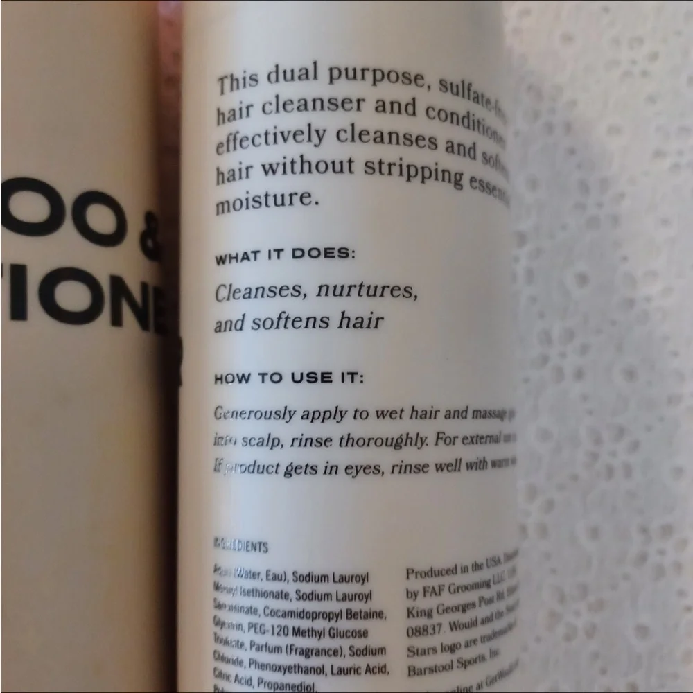 Would Golden Hour Men's Shampoo and Conditioner 2 in 1 Brandy & Madagascar Soap